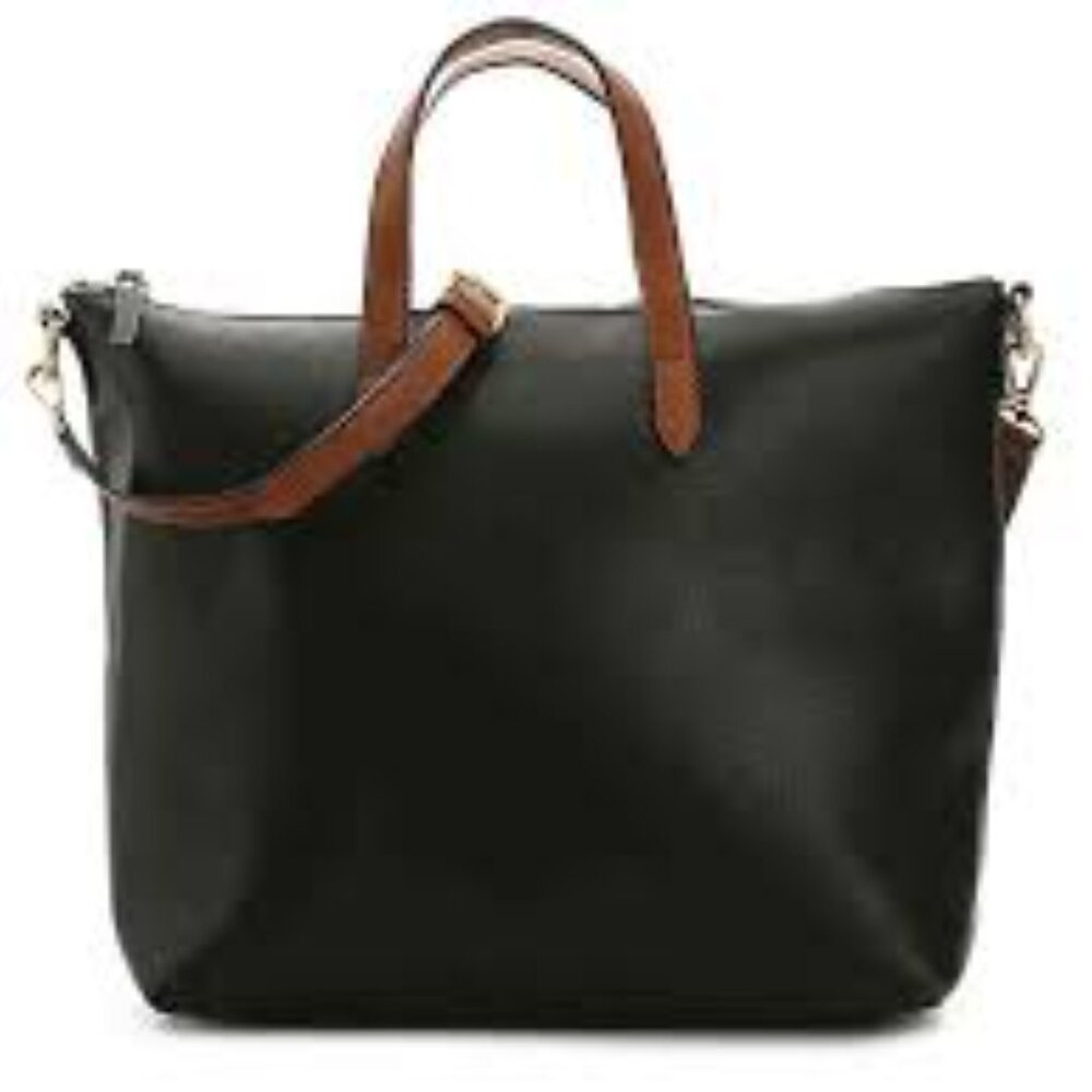 NWT Kate & Alex Cuffaro Black 2 way  Tote Bag